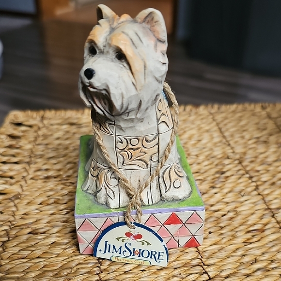 Jim Shore Heartwood Creek Collection PJ the Yorkie - Picture 3 of 7